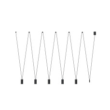 Світильник підвісний Nowodvorski 7825 More eye GU10 5x10W IP20 Bl колір чорний