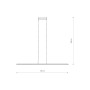 Зображення Подвесной светильник Nowodvorski 10848 Bar LED M 1x24W 4000K 1500Lm IP20 Bl ИМ Light-Deco 2 