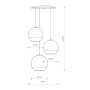 Зображення Люстра Nowodvorski 7607 Globe plus E27 3x60W IP20 Bl колір хром ИМ Light-Deco 1 