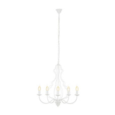 Люстра свічки Nowodvorski 6330 Margaret E14 5x60W IP20 Wh колір білий