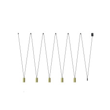 Підвісний світильник Nowodvorski 7608 More eye GU10 5x10W IP20 Bl колір латунний