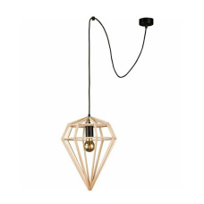 Світильник підвіс Nowodvorski 9372 WOOD DIAMOND PL колір бежевий