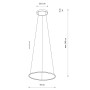 Зображення Подвесной светильник Nowodvorski 10863 Circolo LED S 1x18W 4000K 600Lm IP20 Bl ИМ Light-Deco 2 