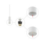 Зображення Підвісний світильник Nowodvorski 10764 Fourty S GU10 1x10W IP20 Wh білий ИМ Light-Deco 3 