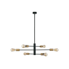 Люстра Nowodvorski 7937 Rotor E27 6x60W IP20 Bl колір чорний