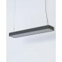 Зображення Підвісний світильник Nowodvorski 7532 Soft led T8LED 2x16W 3000K 4600Lm IP20 Gr колір графітовий ИМ Light-Deco 