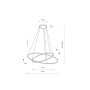 Зображення Подвесной светильник Nowodvorski 10864 Circolo LED 2x35W 4000K 1300Lm IP20 Bl ИМ Light-Deco 3 