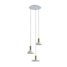 Підвісний світильник Nowodvorski 8031 Hermanos GU10 3x10W IP20 Wh колір білий