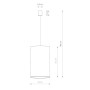 Зображення Купить Подвесной светильник Nowodvorski 8444 Barrel E27 1x60W IP20 Wh ИМ Light-Deco 1 