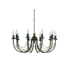 Люстра свічки Nowodvorski 206 Ares E14 10x60W IP20 Brown колір бронзовий