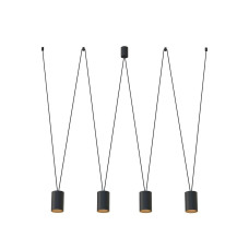 Підвісний світильник Nowodvorski 7814 More tone GU10 4x10W IP20 Bl колір чорний