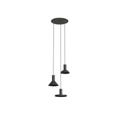 Подвесной светильник Nowodvorski 10905 HERMANOS III GU10 3x10W IP20 Bk