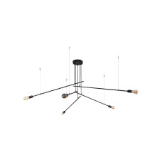 Люстра Nowodvorski 9127 Pile E27 5x60W IP20 Bl колір чорний