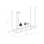 Зображення Купить Подвесной светильник Nowodvorski 9381 Plant GU10 4x35W IP20 Bl ИМ Light-Deco 1 