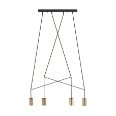 Люстра Nowodvorski 7957 Imbria GU10 4x10W IP20 Bl колір латунний