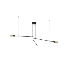 Люстра Nowodvorski 9128 Pile E27 3x60W IP20 Bl колір чорний