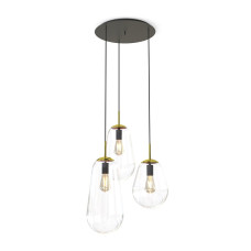 Підвісний світильник Nowodvorski 7794 Pear E27 3x40W IP20 Bl колір золотий