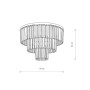 Зображення Купить Люстра Nowodvorski 7627 Cristal E14 9x60W IP20 Bl ИМ Light-Deco 2 