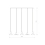 Зображення Подвесной светильник Nowodvorski 10906 HERMANOS V GU10 5x10W IP20 Bk ИМ Light-Deco 1 