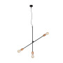 Зображення Люстра Nowodvorski 6268 Sticks E27 3x60W IP20 Bl колір чорний ИМ Light-Deco 