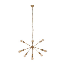 Люстра молекула Nowodvorski 9130 Rod E27 9x60W IP20 Gold колір золотий