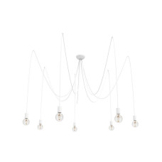 Люстра павук Nowodvorski 9743 Spider E27 7x60W IP20 Wh колір білий