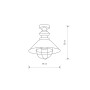 Зображення Купить Люстра Nowodvorski 9247 Garret E27 1x60W IP20 Copper ИМ Light-Deco 1 