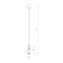 Зображення Подвесной светильник Nowodvorski 7874 Cylinder M GU10 1x10W IP20 WH ИМ Light-Deco 1 