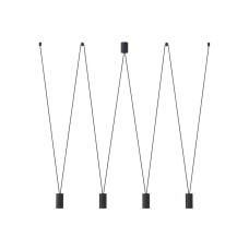 Світильник підвісний Nowodvorski 7822 More eye GU10 4x10W IP20 Bl колір чорний