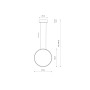 Зображення Подвесной светильник Nowodvorski 10860 Circolo LED S 1x18W 4000K 600Lm IP20 Bl ИМ Light-Deco 2 