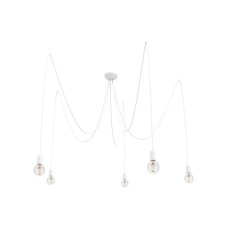 Люстра павук Nowodvorski 9744 Spider E27 5x60W IP20 Wh колір білий