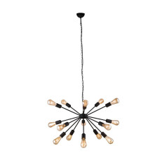 Люстра молекула Nowodvorski 9733 Rod E27 15x60W IP20 Bl колір чорний