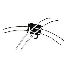 Люстра стельова світлодіодна HOROZ ELECTRIC "CORNELIA" 60W LED 4000К (нейтральне світло), чорний