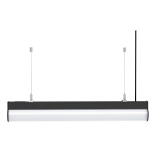 Подвесной линейный светильник HOROZ ELECTRIC "AVENUE 3CCT" 40W (черная) 3000/4200/6400К