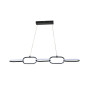 Изображение Люстра подвесная светодиодная HOROZ ELECTRIC LED "EMPIRE-36" 36W черная ИМ Light-Deco 