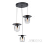 Изображение Светильник потолочный Ardero BL1933-1 ORLANDO черный ИМ Light-Deco 