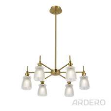 Светильник потолочный Ardero BL2060-2 BELL под лампу золото