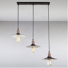 Люстра підвісна Light House LS-13455-3 BK + WH 500 чорний