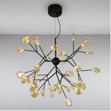 Люстра подвесная молекула Light House LS-14664-36 BK+BR черный