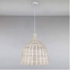 Люстра підвісна Light House LS-15079 RATTAN-1 (470) WOOD біла