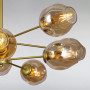 Зображення Люстра підвісна молекула Light House LS-15178-10 GD+BR золотоИМ Light-Deco1