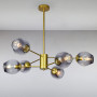 Изображение Люстра подвесная молекула Light House LS-15178-6 GD+BK золотоИМ Light-Deco