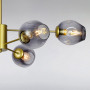Изображение Люстра подвесная молекула Light House LS-15178-6 GD+BK золотоИМ Light-Deco1