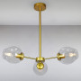 Зображення Люстра підвісна молекула Light House LS-15179-3 GD+CL золотоИМ Light-Deco