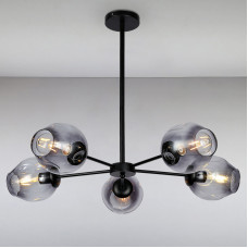 Люстра підвісна молекула Light House LS-15179-5 BK+BK чорний