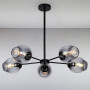 Зображення Люстра підвісна молекула Light House LS-15179-5 BK+BK чорнийИМ Light-Deco