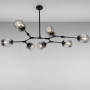 Зображення Люстра подвесная молекула Light House LS-15226-7 BK+BK черная ИМ Light-Deco 