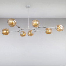 Люстра підвісна молекула Light House LS-15226-7 WH+BR білий