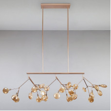 Люстра підвісна Light House LS-15235-27 RS+BR рожеве золото