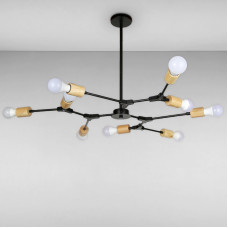 Люстра підвісна Light House LS-16265-9 BK чорна